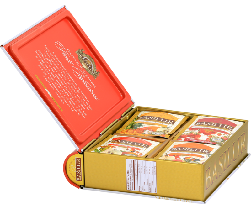 BASILUR FRUITY DELIGHT ASSORTED 2 TEA Fruit Infusions “Fruity Delight”