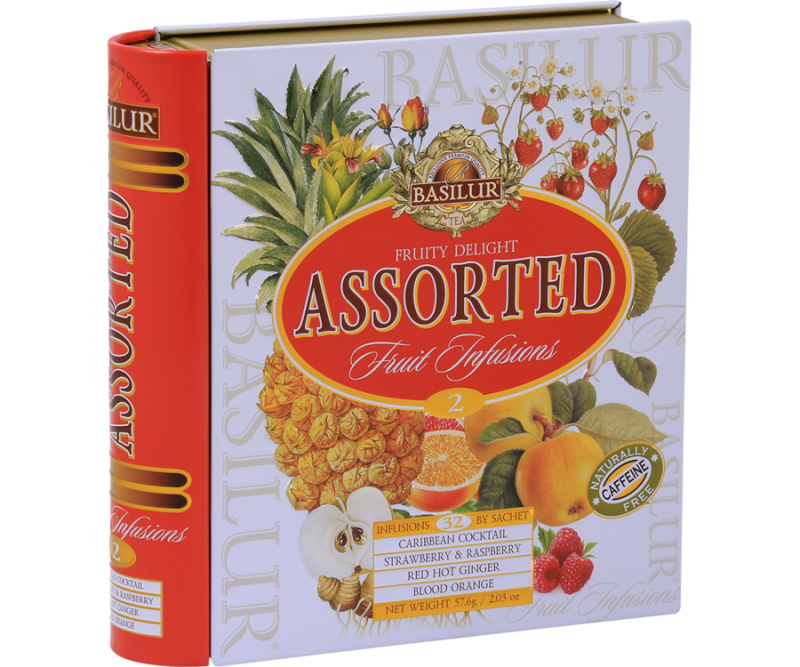 BASILUR FRUITY DELIGHT ASSORTED 2 TEA Fruit Infusions “Fruity Delight”